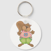 Summer Squirrel Sleutelhanger (Achterkant)