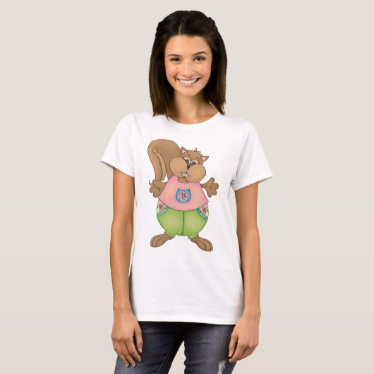 Summer Squirrel T-shirt (Voorkant volledig)