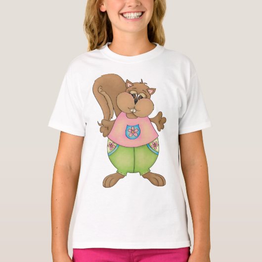 Summer Squirrel T-shirt (Voorkant)