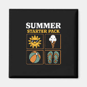 Summer Starter Pack Sun Flip Flops Ll And Ice Crea Magneet (Voorkant)