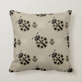 Summer Stone Polka Dot Lady Bugs Pillow Kussen