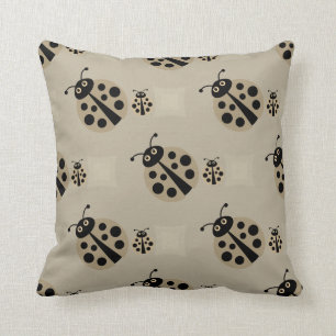 Summer Stone Polka Dot Lady Bugs Pillow Kussen