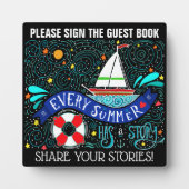 Summer Stories Plaque Fotoplaat (Voorkant)