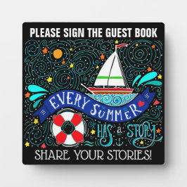 Summer Stories Plaque Fotoplaat