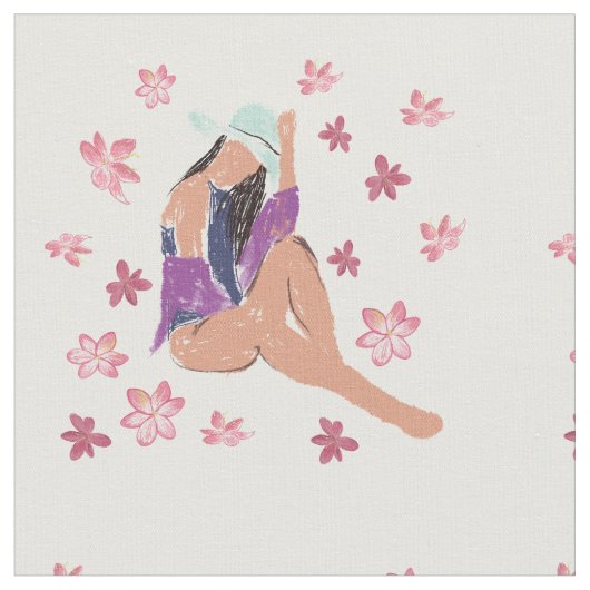 Summer, stranddame stof (Close Up)