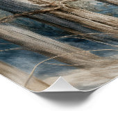 Summer Straw Hat On Beach Fence Perfect Poster (Hoek)