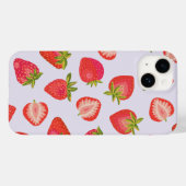 Summer Strawberry Pattern Case-Mate iPhone Case (Achterkant (horizontaal))