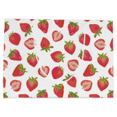 Summer Strawberry Pattern Groot Cadeauzakje (Achterkant)
