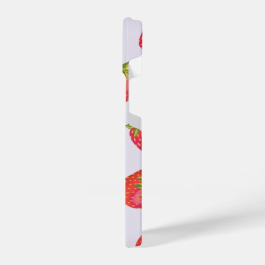 Summer Strawberry Pattern iPhone Hoesje (Linkerkant)