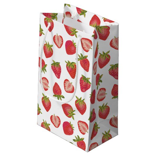 Summer Strawberry Pattern Klein Cadeauzakje