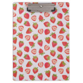 Summer Strawberry Pattern Klembord (Voorkant)