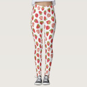 Summer Strawberry Pattern Leggings (Voorkant)