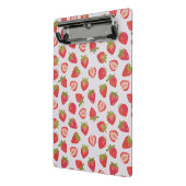 Summer Strawberry Pattern Mini Klembord (Angled2)