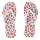Summer Strawberry Pattern Teenslippers (Voetbed)