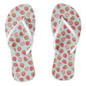 Summer Strawberry Pattern Teenslippers (Voetbed)