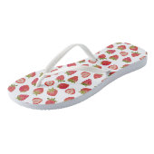 Summer Strawberry Pattern Teenslippers (Schuin)