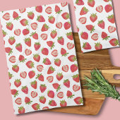 Summer Strawberry Pattern Theedoek