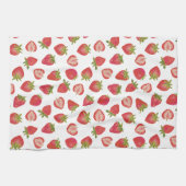 Summer Strawberry Pattern Theedoek (Horizontaal)