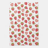 Summer Strawberry Pattern Theedoek (Verticaal)