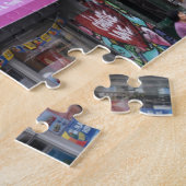 Summer Street Scene Chinatown Manhattan New York Legpuzzel (Zijkant)