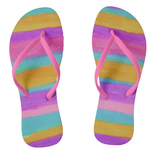 Summer Stripes Flipflops Teenslippers (Voetbed)
