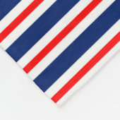 Summer Stripes Monogrammed Ocean Fleece Deken (Hoek)