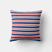 Summer Stripes Monogrammed Ocean Kussen (Achterkant)