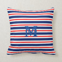 Summer Stripes Monogrammed Ocean