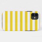 Summer Stripes Super Lemon Yellow iPhone 5/5S Hoes (Achterkant (horizontaal))
