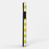 Summer Stripes Super Lemon Yellow iPhone 5/5S Hoes (Achterkant/rechts)