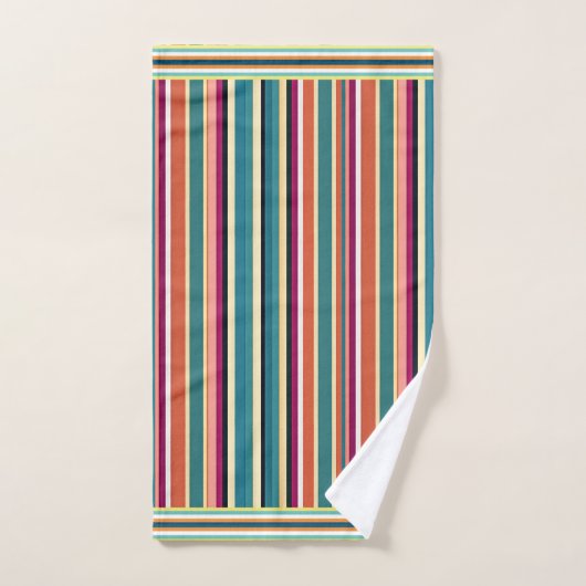 Summer Stripes Towel Bad Handdoek (Handdoek)