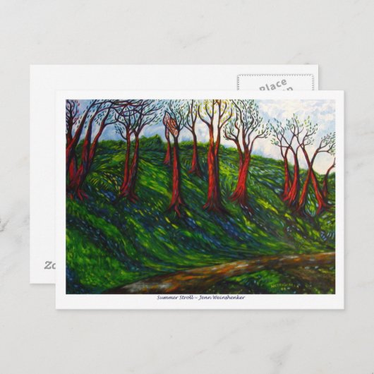 Summer Stroll POST CARD Briefkaart (Voorkant / Achterkant)