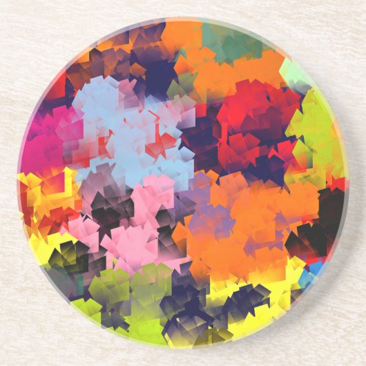 SUMMER-STROMEN ZANDSTEEN ONDERZETTER (Voorkant)