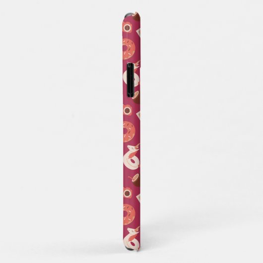 Summer Stuff Maroon Achtergrond Case-Mate iPhone Case (Achterkant/rechts)