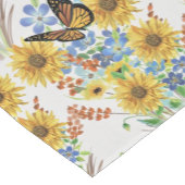 Summer Style Butterfly Flower Garden Table Runner Korte Tafelloper (Hoek)