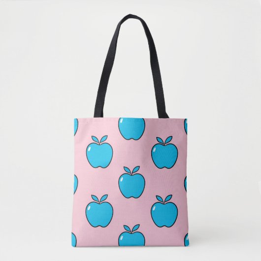 Summer Style Canvas tas van Blue Apples (Voorkant)