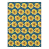 Summer Style Navy Blue met zonnebloempy Tafelkleed (Voorkant)
