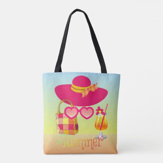 Summer Style Tote Bag (Achterkant)