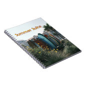 Summer Suite Surfboards & Palm Trees Notitieboek (Rechterzijde)