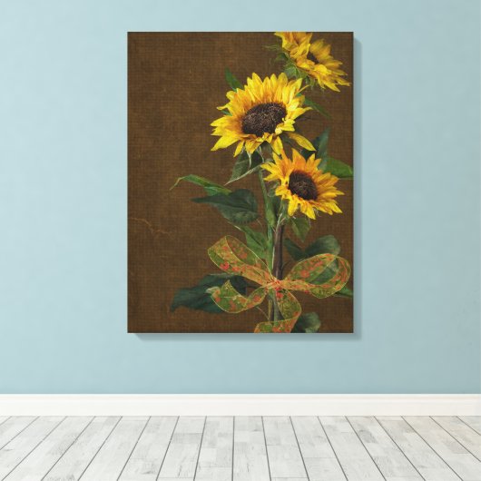 Summer Sun Canvas Afdruk (Insitu (Houten vloer))