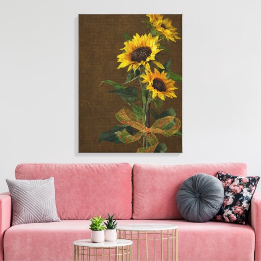 Summer Sun Canvas Afdruk (Insitu (Woonkamer))