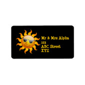 Summer Sun grappig Label (Voorkant)