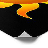 Summer Sun grappig Poster (Hoek)