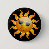 Summer Sun grappige Button (Voorkant)