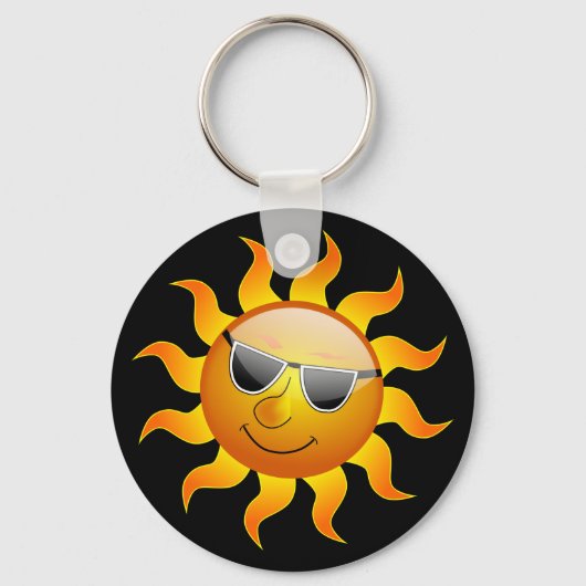 Summer Sun grappige Sleutelhanger (Voorkant)