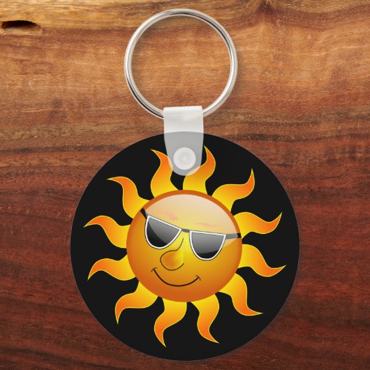 Summer Sun grappige Sleutelhanger (Voorkant)
