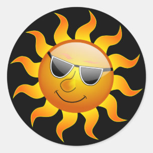 Summer Sun grappige Sticker