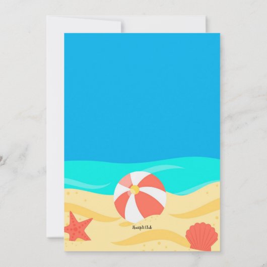 Summer Sun Kaart (Achterkant)