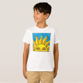 Summer Sun Kinder T-Shirt (Voorkant volledig)