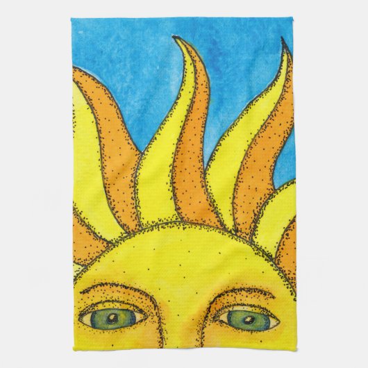 Summer Sun Kitchen Towel Theedoek (Verticaal)